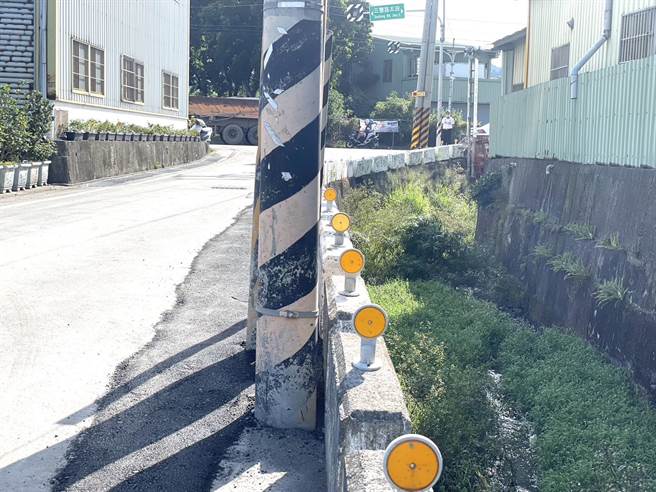 台中市后里区公馆里尾社路将进行拓宽。（陈淑娥摄）