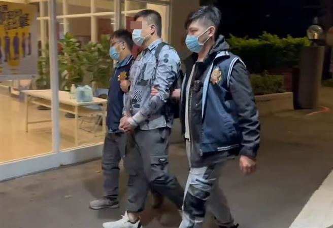 新北市刑大组成专案小组，3日晚间在桃园市中坜区再捅获另一处据点，2天共查获16名犯嫌，今晚再于桃园市龟山区查获陈姓犯嫌（35岁，男）到案。（李奇叡翻摄）