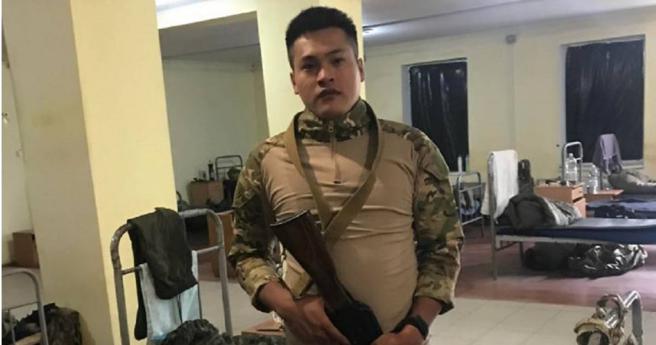 25岁曾圣光战死乌克兰。（图／翻摄自曾煜闳脸书）