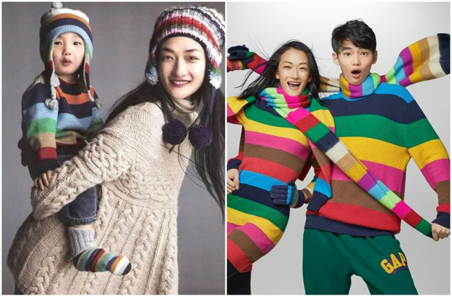 日本女模富永爱晒出和儿子相隔15年的合照，样貌从未变过让网友惊呼不已。(ai_tominaga_official IG)