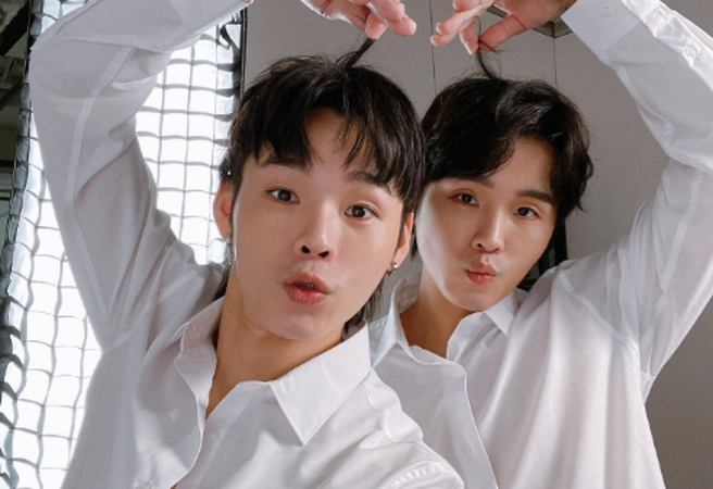 双胞胎展荣、展瑞是网红「这群人」的成员之二。（图／翻摄自展瑞IG@ monday_rays）