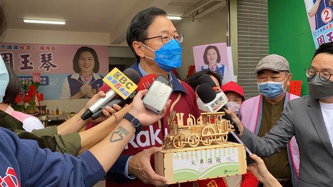 针对诈团虐囚案，国民党桃园市长候选人张善政承诺上任后会加强关注并稽查类似事件。（蔡明亘摄）