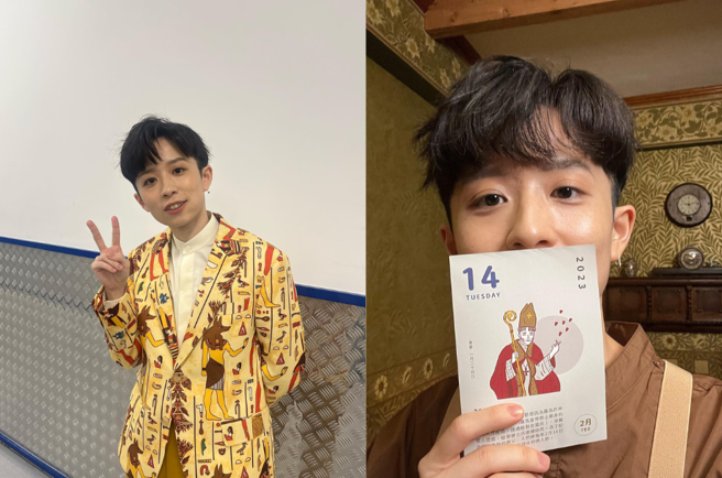  Hook妖豔旗袍裝扮亮相，正翻網友。（圖／Hook臉書）