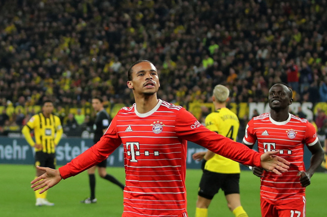 本赛季的拜仁双内（马内+萨内）已为球队在德甲合共攻进了11球 （图片来源︰达志影像）