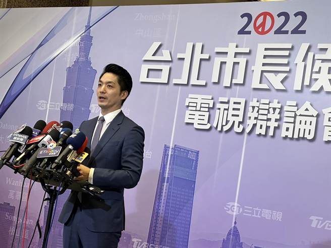 国民党台北市长参选人蒋万安。（杨亚璇摄）