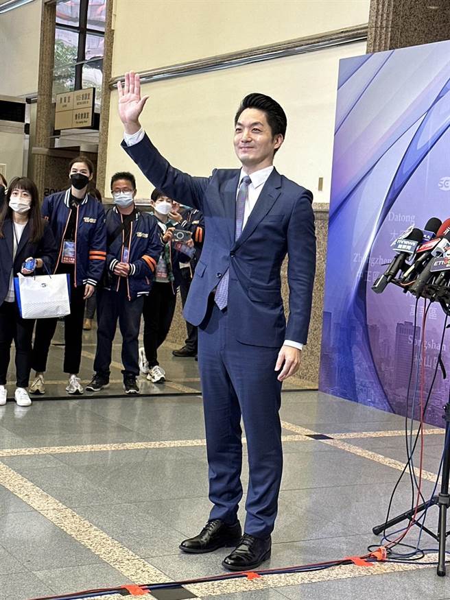 國民黨台北市長候選人蔣萬安。（楊亞璇攝）