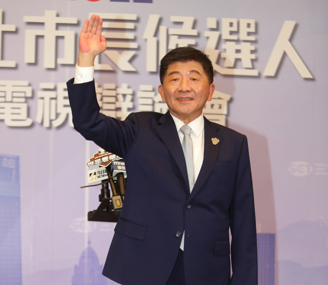 民進黨台北市長參選人陳時中。（季志翔攝）