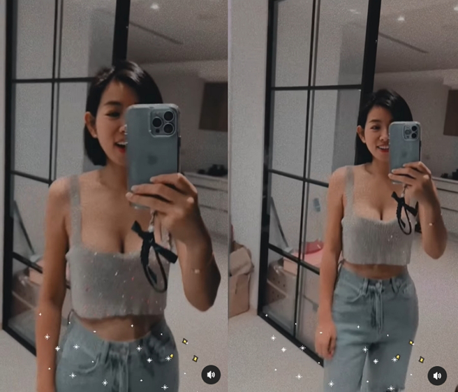 米可白买了一件辣到无法穿出门的衣服。（图／摘自米可白IG）