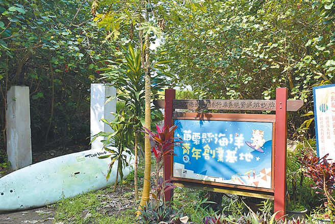 苗栗县政府将竹南镇假日之森打造成海上活动青创基地。（谢明俊摄）