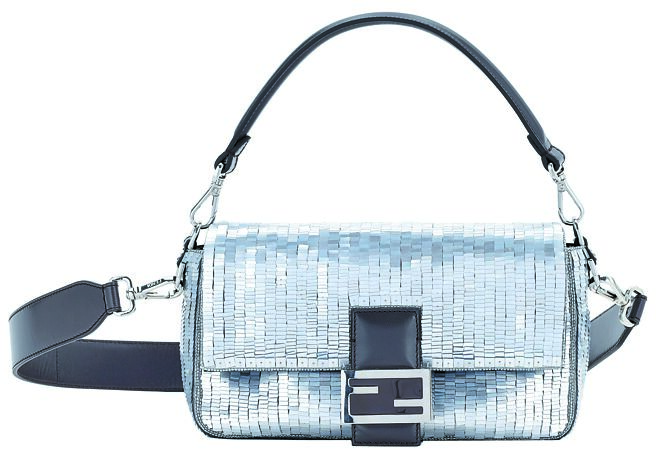 FENDI亮片造型Baguette，13萬8000元。（FENDI提供）