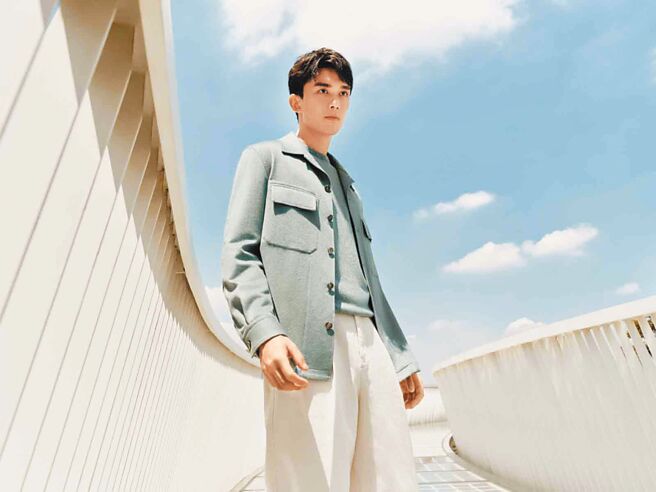 吴磊是杰尼亚Zegna官方代言人。（杰尼亚Zegna提供）
