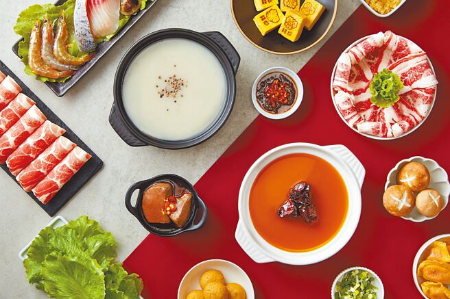 「钱都涮涮锅」推出两款风味锅物。（钱都涮涮锅提供）