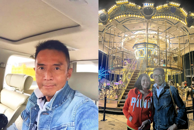 林利與妻子陳貞均赴泰國旅遊，感情似乎相當不錯。（圖／林利與陳貞均臉書）