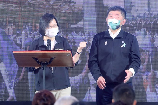 蔡英文表示，身为总统，她真的很希望陈时中成为台北市长。（中时资料照／郑任南摄）