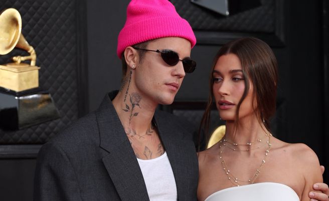 小賈斯汀與老婆海莉2018年宣布結婚。（圖／達志影像）