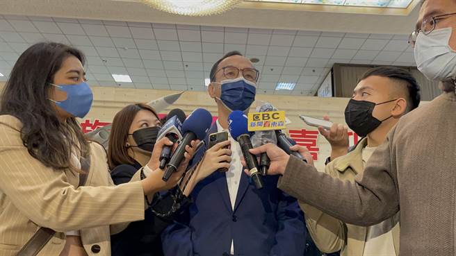 國民黨主席朱立倫今出席中國國民黨建黨128周年黨慶。（國民黨文傳會提供）