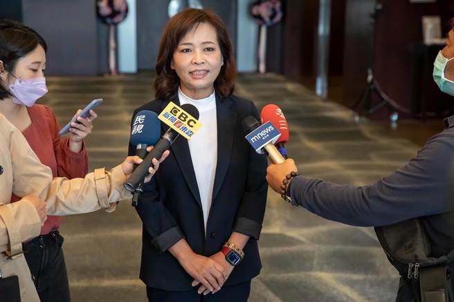 民進黨新竹市長候選人沈慧虹表示，新竹市民無法接受政黨利益交換，如果某些人為了2024大選無所不用其極、眉來眼去，把新竹市民當交易籌碼，理性冷靜、有智慧的選民不會接受城市前途，被操作政治交換。（王惠慧攝）