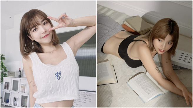 YouTuber阿圓擁有甜美的臉蛋與好身材。(圖/阿圓 IG)