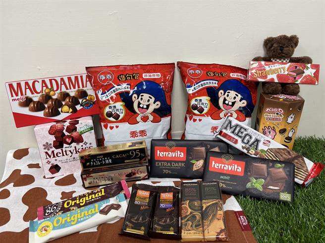OKmart「异国巧克力大赏」引进多国特色巧克力品项，23日前指定项目第2件6折。（OKmart提供）