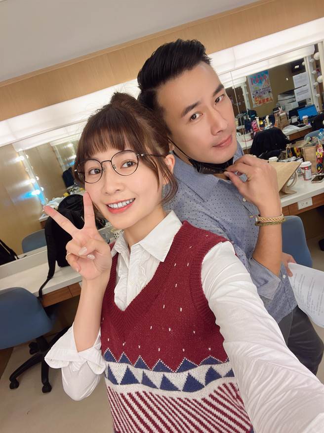 謝京穎開心這次終於有哥哥傅子純可以靠。（民視提供）