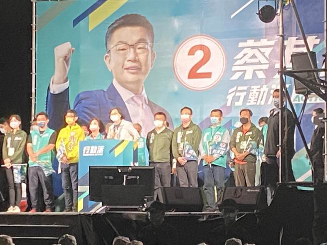 总统蔡英文第9度到台中为民进党台中市长候选人蔡其昌站台。（冯惠宜摄）