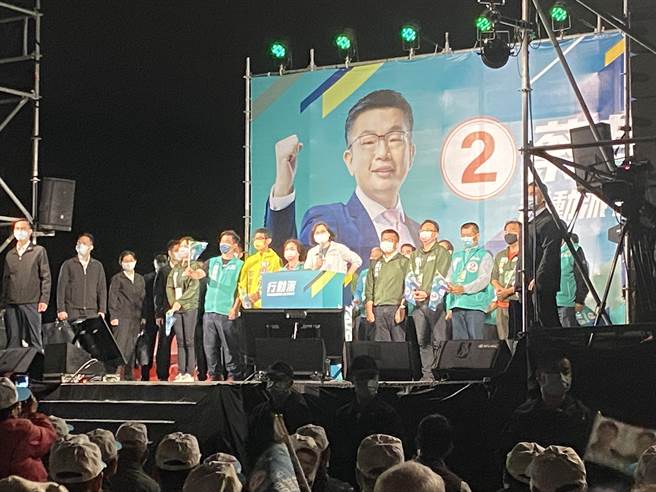 总统蔡英文第9度到台中为民进党台中市长候选人蔡其昌站台。（冯惠宜摄）