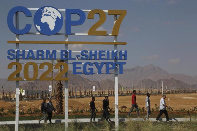 全球氣候峰會COP27在埃及沙姆沙伊赫(Sharm El Sheikh)召開。(圖/美聯社)