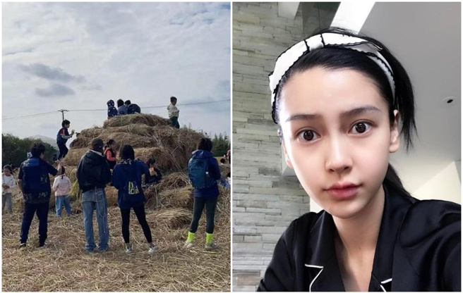 Angelababy忙着工作的同时，不忘陪伴小海绵长大。（图／微博@Angelababy）