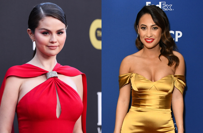 法兰西亚（右）曾捐肾给席琳娜（左）。（图／达志影像）