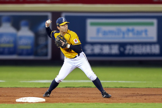 中信兄弟江坤宇。（資料照，陳麒全攝）