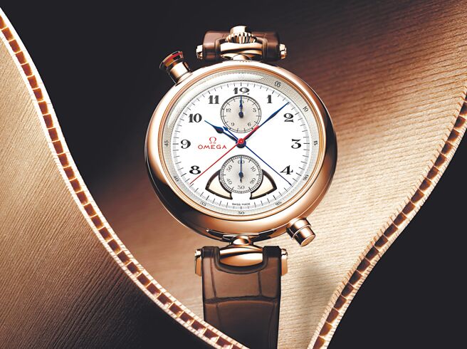 欧米茄全新OLYMPIC 1932 CHRONO CHIME腕表。图／台湾欧米茄提供