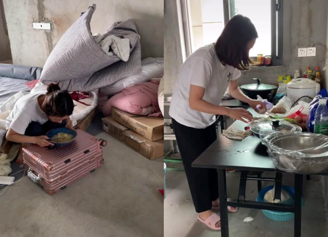 大陆越来越多年轻人，咬牙买下房子，却无力装潢。（图非当事人。翻摄微博）