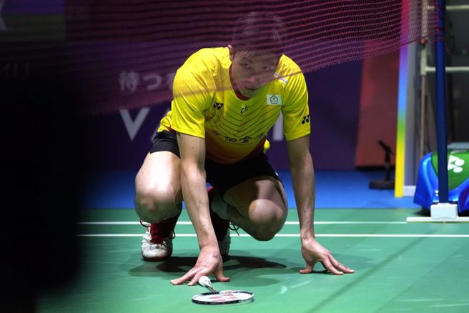 台湾羽球一哥周天成。（美联社资料照）