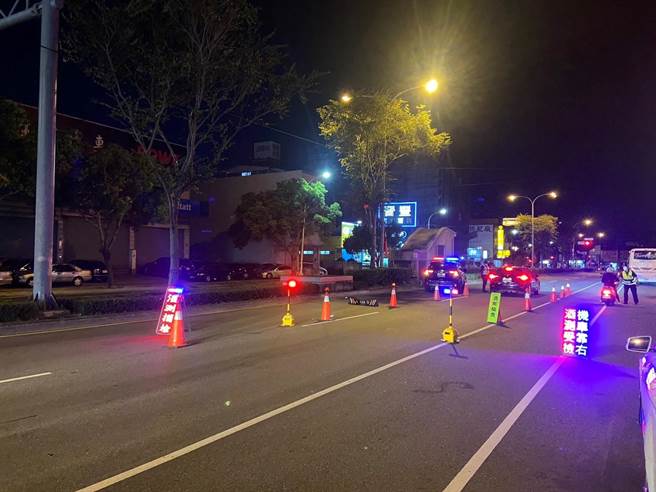 台中市丰原警分局取缔酒后驾车，一天共计查获7件，取缔成效显着。（警方提供／陈淑娥台中传真）