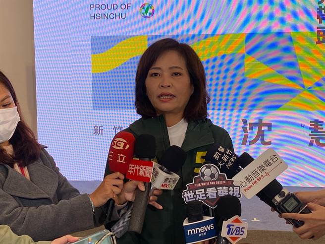 沈慧虹今天呼吁高虹安，面对外界质疑，还是应该诚实回答才是上策。（陈育贤摄）