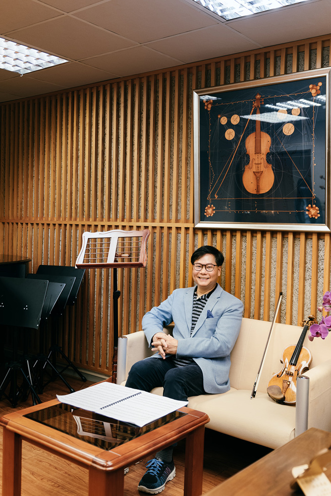 小提琴演奏家蘇顯達。（攝影/蔡詩凡）