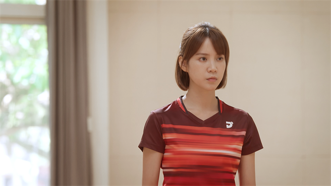 程予希飾演羽球隊隊長。（民視提供）