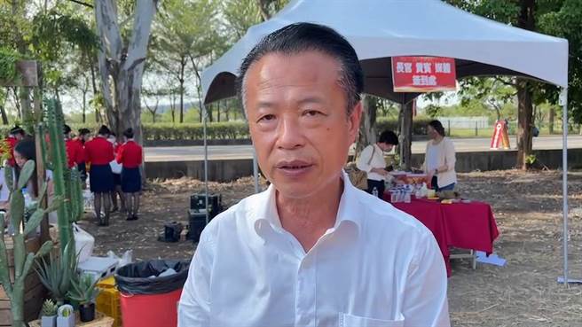 嘉義縣長翁章梁表示，縣市長行銷縣政是責任。（翁章梁團隊提供／廖素慧嘉縣傳真）