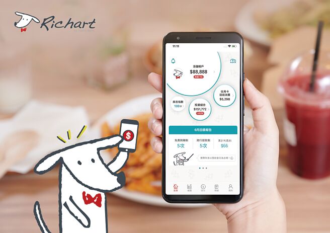 全台最多人使用的数位银行「台新Richart」，连续两年摘下工商时报数位金融奖的银行组「数位创新奖」。图／台新银行提供