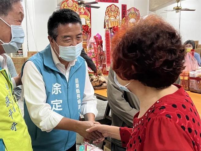 民進黨苗栗縣長候選人徐定禎指出，他始終站在護國保台的立場。（徐定禎競選團隊提供／李京昇苗栗傳真）