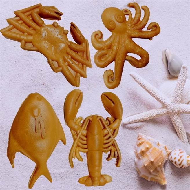 鸡蛋糕KADOKADO于光棍节当天，则推出购买海鲜造型系列任2只特价176元。（品牌提供）