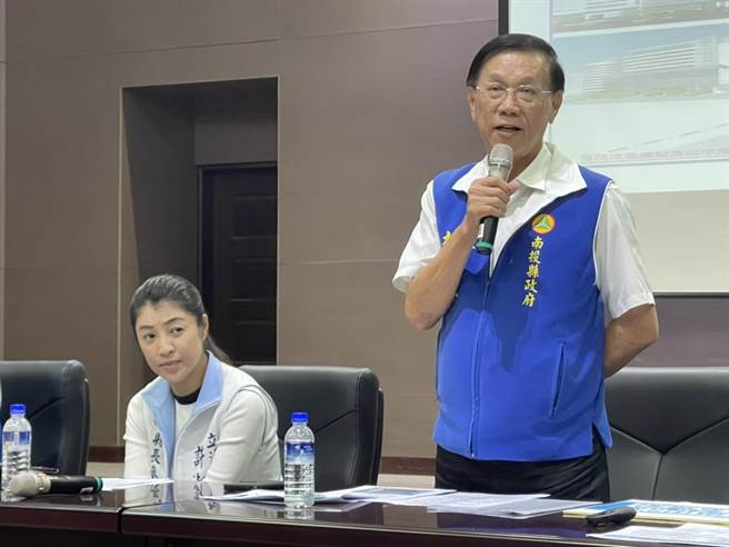 彰化基督教醫院明年起將斥資逾55億元興建醫療大樓，林明溱認為卸任前美夢成真，很開心。（楊靜茹攝）