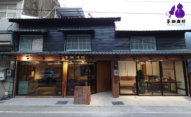 芋沺商行日本料理店是70多年桧木老屋。（嘉义市文化局提供／廖素慧嘉市传真）