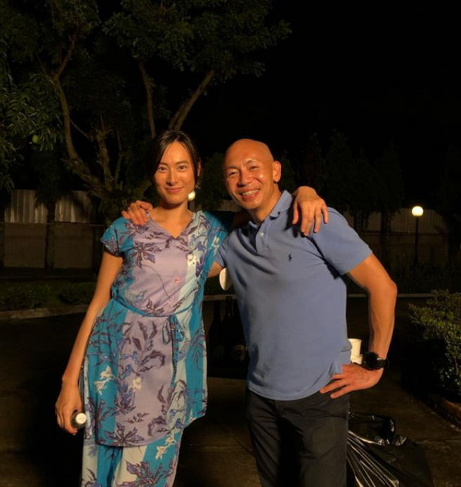 梁洛施日前与林超贤导演、好友们聚会。（图／摘自梁洛施IG）