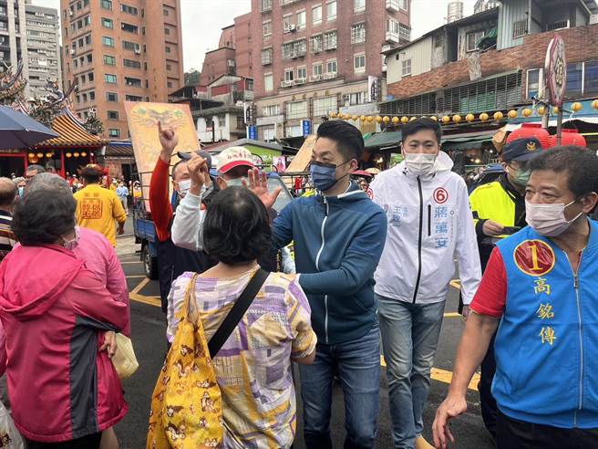 国民党台北市长候选人蒋万安。（黄婉婷摄）