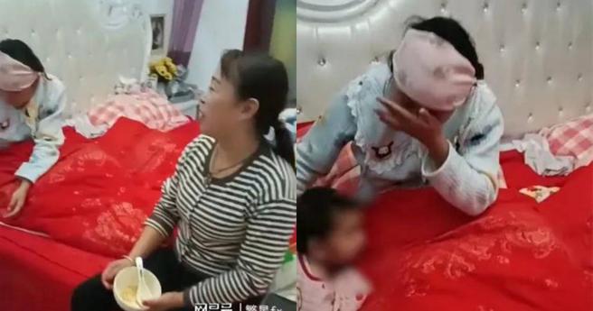 媳妇刚生产完就被婆婆要求生3胎。（图／翻摄自微博）