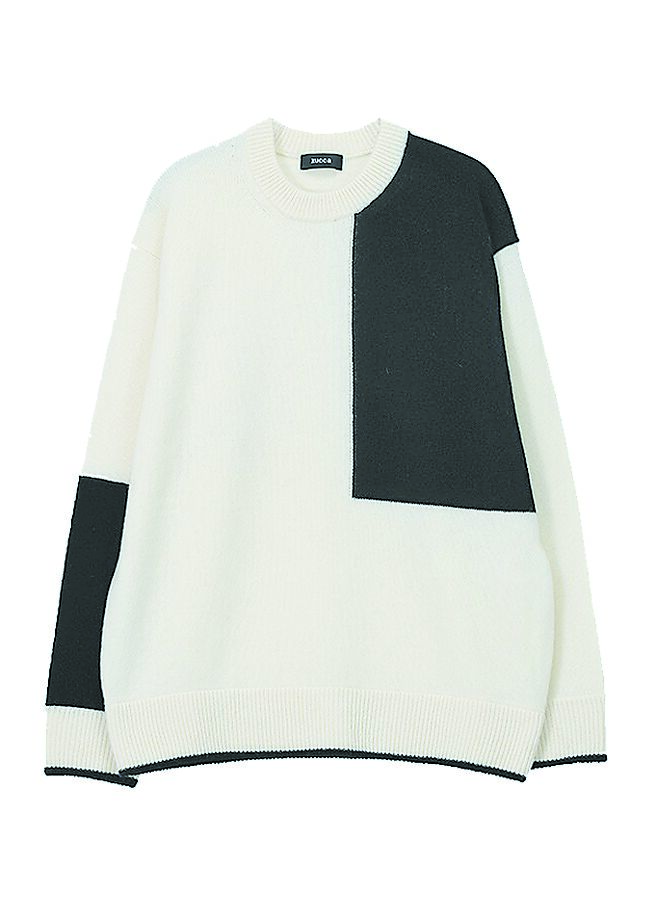 zUCCA羊毛针织圆领长袖上衣，1万600元。（君梵提供）