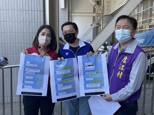 台版柬埔寨案引关注，桃市议员赴警局报案批民进党别只顾选举罔顾人命。(吕筱蝉摄)