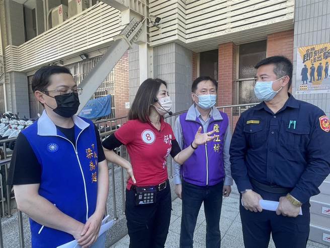 台版柬埔寨案引关注，桃市议员赴警局报案批民进党别只顾选举罔顾人命。(吕筱蝉摄)