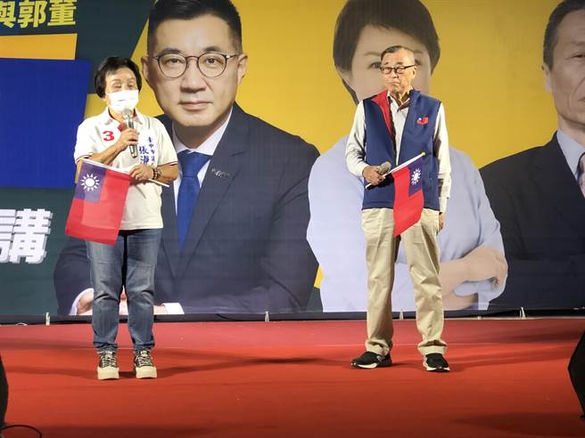 张瀞分强调，每次遇到选举最怕抹黑、攻击，今天晚上她举办温馨快乐的晚会，展现台湾民主政治的快乐与和平。(陈世宗摄)